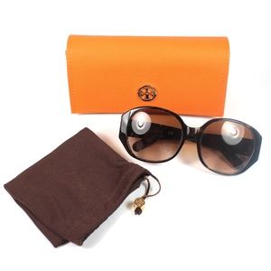 Tory Burch Women Sunglasses TY 7043 Tortoise Gold